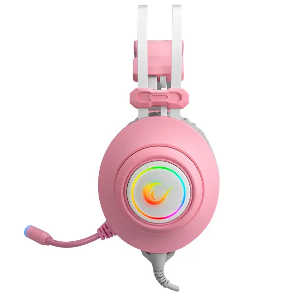 Slušalice sa mikrofonom Rampage RM-K1 PULSAR 7.1 USB + 3.5mm roze Slika 3