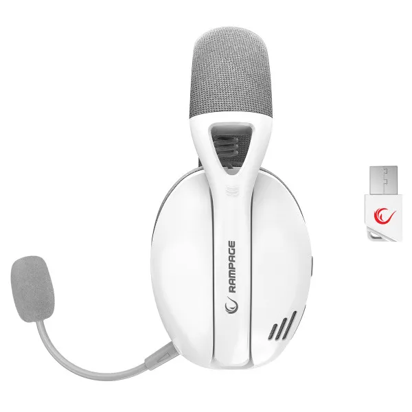 Slušalice sa mikrofonom Rampage CRACK H11 Bluetooth bele Slika 3
