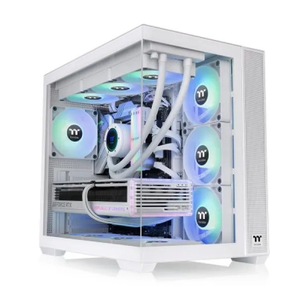Thermaltake View 380 TG ARGB Snow White/Tempered Glass*2/CA-1Z2-00M6WN-00 Slika 1