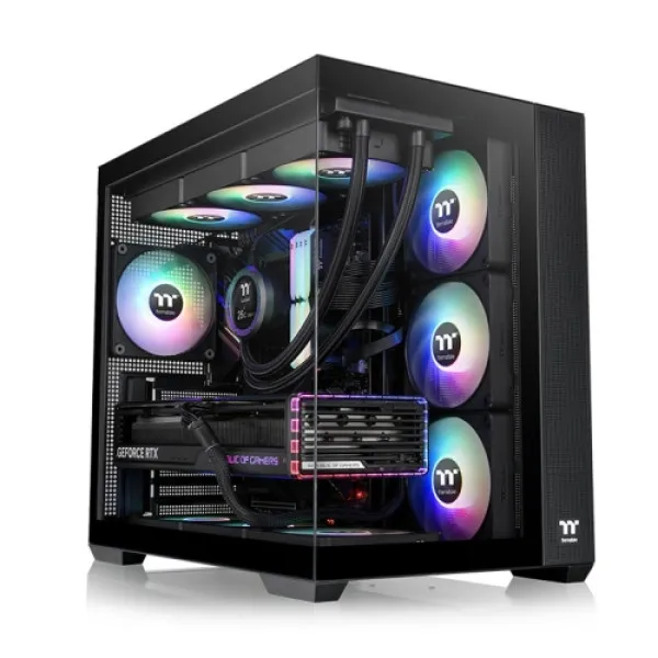 Thermaltake View 380 TG ARGB/Black/Win/SPCC/Tempered Glass*2/CA-1Z2-00M1WN-00 Slika 1