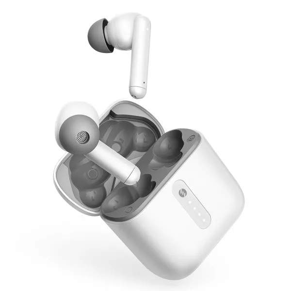 S-link Slušalice sa mikrofonom S-Link TruePods TWS IPX4 Bluetooth bele Slika 3