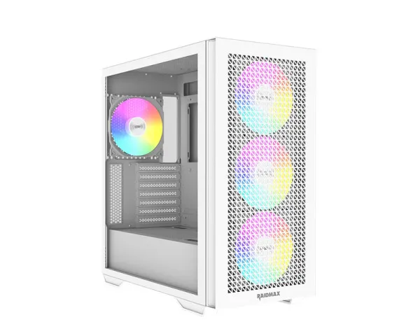 Kućište Raidmax Meshiah X605 Full Tower 4 x ARGB fan/Beli/X605TWF WT Slika 1