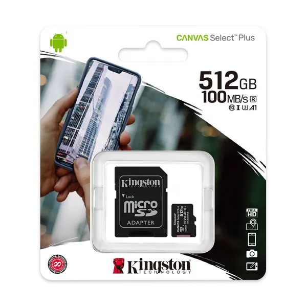 Micro SD Kingston 512GB Canvas Select Plus SDCS2/512GB +adapter Slika 1