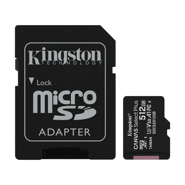 Micro SD Kingston 512GB Canvas Select Plus SDCS2/512GB +adapter Slika 2