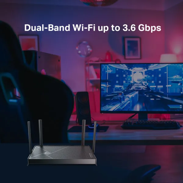 TP-Link LAN Router TP-LINK Archer BE230 BE3600 WiFi7/2.5Gb WAN/4GLAN Slika 5