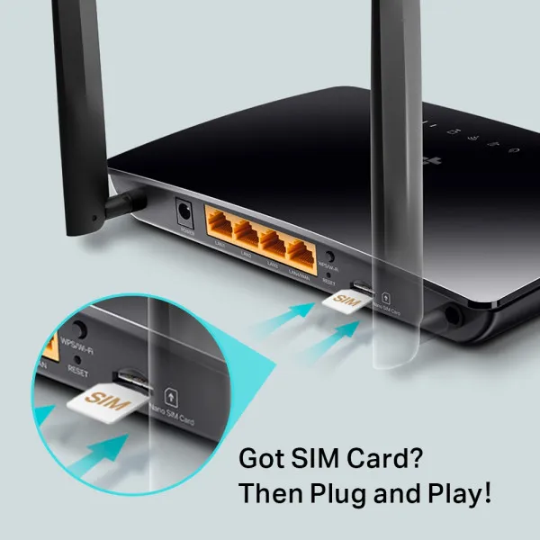 TP-Link 4G Router TP-LINK Archer MR402 AC1200/4GLAN/SIM slot Slika 4