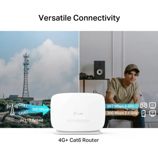 TP-Link 4G+ Router TP-LINK Archer MR505 AC1200/3GLAN/SIM slot Slika 7