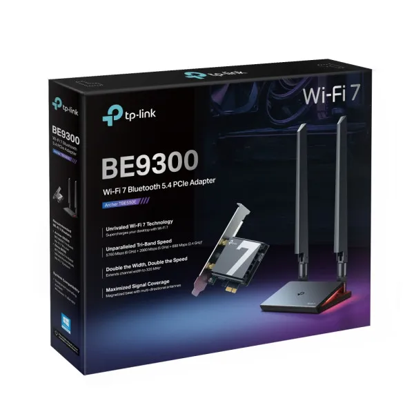 TP-Link LAN MK TP-LINK TBE550E BE9300/WiFi7/ PCIe/BT5.4 Slika 8