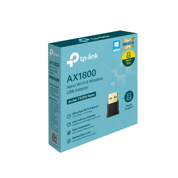LAN MK TP-Link Archer TX20U NANO AX1800 WiFi/dual band/USB Slika 5