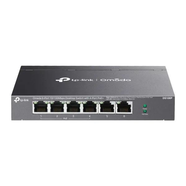LAN Switch TP-Link DS106P 6x1G/4PoE/67W Slika 1
