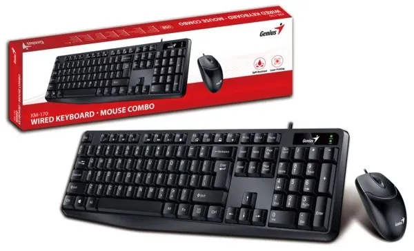 Tastatura+miš USB Genius KM-170 YU Slika 1