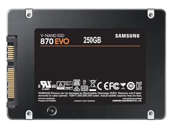 SSD 2.5" SATA Samsung 870 EVO 250GB, 560/530MBs MZ-77E250BW Slika 1