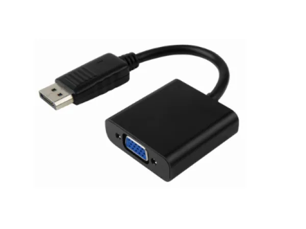 Adapter E-Green DisplayPort - VGA D-sub M/F crni Slika 1