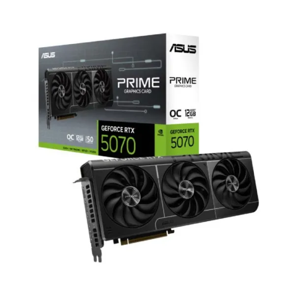 SVGA ASUS GeForce RTX 5070 Prime OC 12GB GDDR7 192bit PRIME-RTX5070-O12G Slika 1