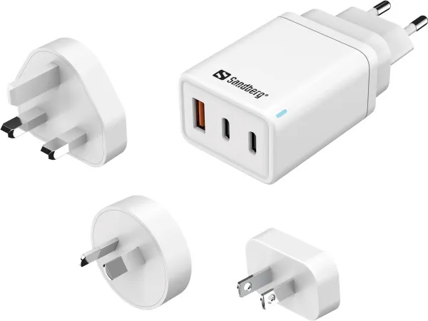 Sandberg 3in1 TravelCharger USB-C/A 65W 441-59 Slika 1