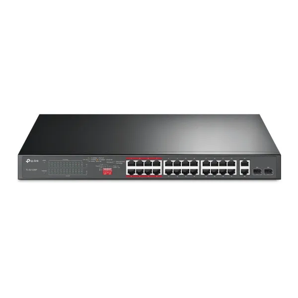 TP-Link LAN Switch TP-LINK TL-SL1226P 24x10/100 PoE/2x1Gb PoE/2xSFP/250W Slika 1