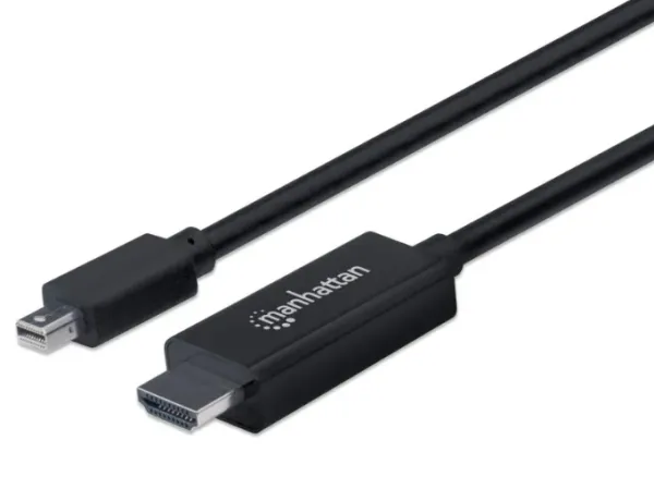 Kabl Manhattan 153232 mini Displayport - HDMI M/M 1.8m Black Slika 1