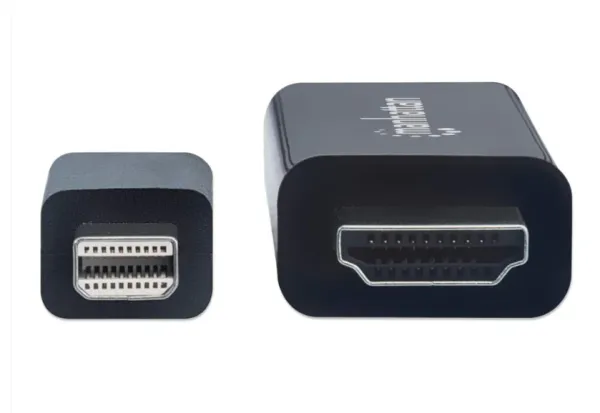 Kabl Manhattan 153232 mini Displayport - HDMI M/M 1.8m Black Slika 2