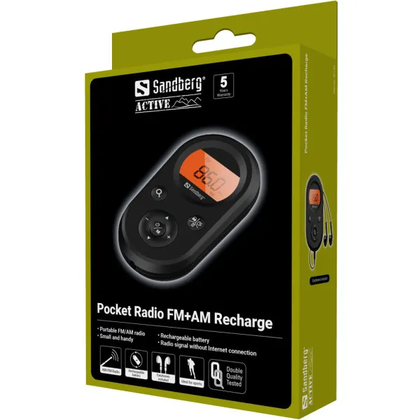 FM prijemnik Sandberg Pocket 421-02 punjivi Slika 4