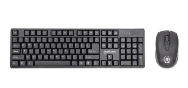 Tastatura+miš Wireless Manhattan 178990 US, crna Slika 1