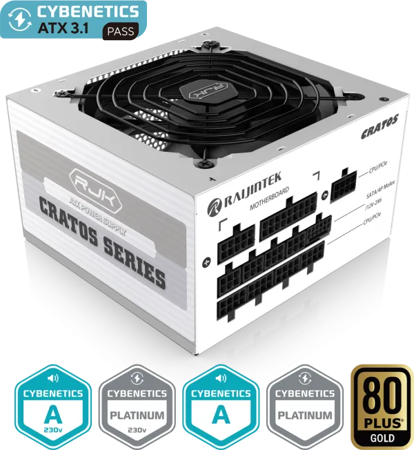 Napajanje 1200W Raijintek Cratos, Belo 0R30B00004 Slika 1