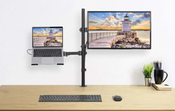Nosač za monitor sa postoljem za laptop Manhattan 462136 13"-32" Slika 2