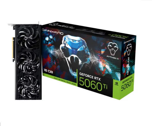 SVGA Gainward RTX5060 Ti Python III 16GB GDDR7 128bit 3xDP, NE7506T019T1-GB2061T Slika 1