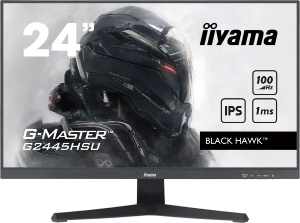 iiyama Monitor 23.8" Iiyama G2445HSU-B2 IPS 1920x1080/100Hz/1ms/HDMI/DP/USB/zvučnici Slika 1