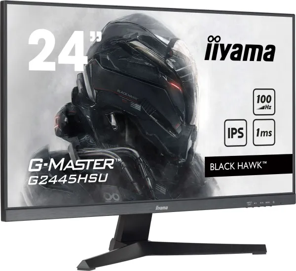 iiyama Monitor 23.8" Iiyama G2445HSU-B2 IPS 1920x1080/100Hz/1ms/HDMI/DP/USB/zvučnici Slika 2