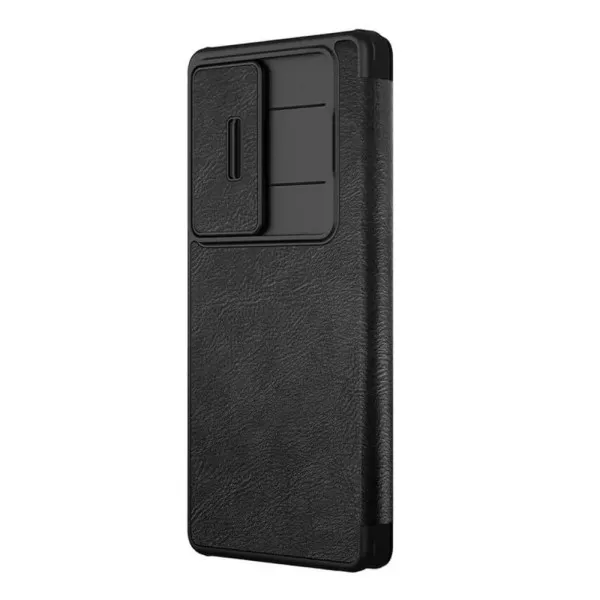 Torbica Nillkin Qin Pro Leather za Samsung S938B Galaxy S25 Ultra crna Slika 4