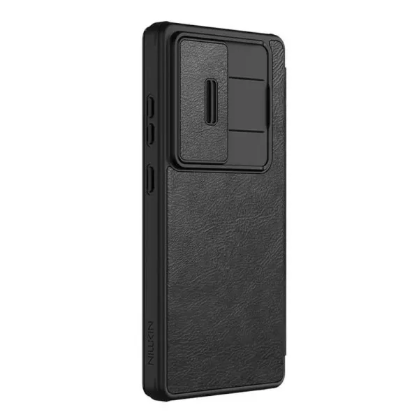 Torbica Nillkin Qin Pro Leather za Samsung S938B Galaxy S25 Ultra crna Slika 3