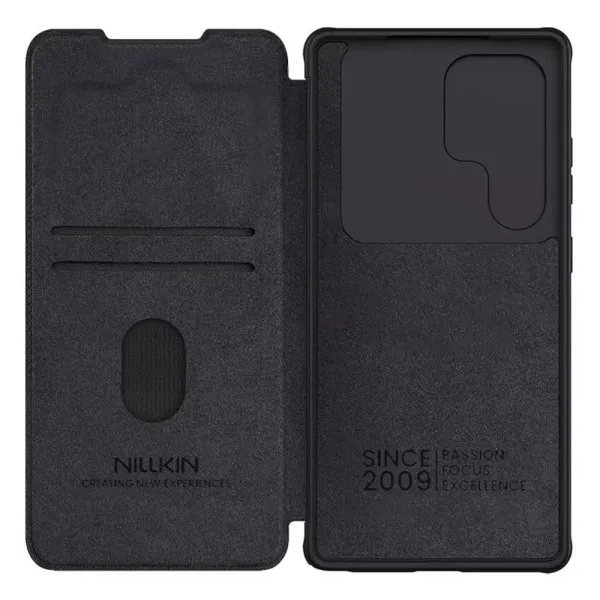 Torbica Nillkin Qin Pro Leather za Samsung S938B Galaxy S25 Ultra crna Slika 2