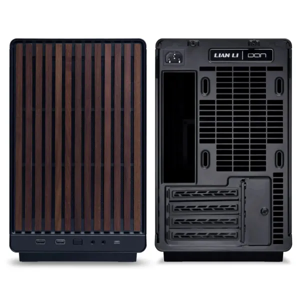 Kućište Lian Li DAN A3 mATX /Crno, A3-mATX Black & WOOD Slika 5