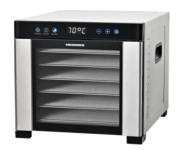 Heinner Dehidrator HEINNER PRODRY ESSENTIAL HFD-KD600SS 650W/6 mesta/75c/timer Slika 2