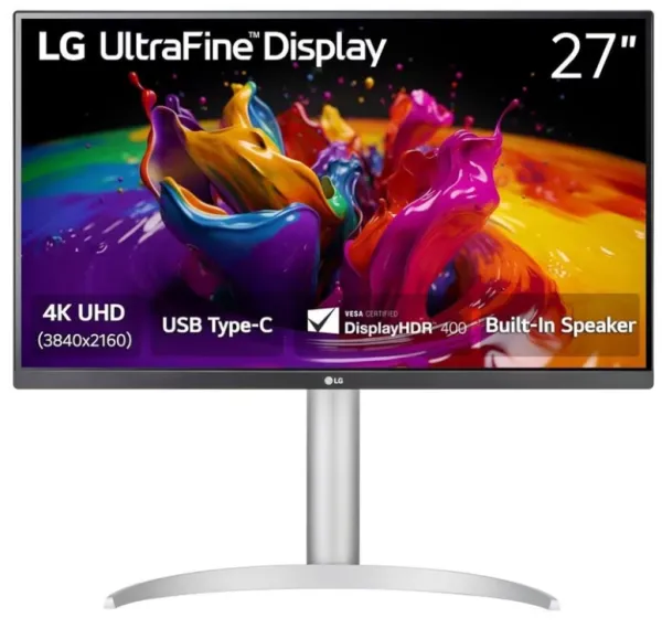 Monitor 27" LG 27UP850K-W IPS 3840x2160/60Hz/5ms/2xHDMI/DP/USB/Pivot Slika 1