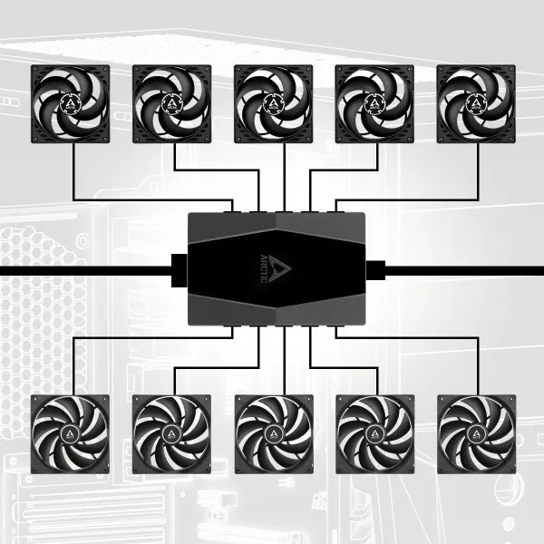 Arctic Hub za ventilatore ARCTIC 10-port, ACFAN00175A Slika 3