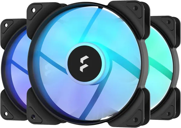 Ventilator 120mm Fractal Design Aspect 12 RGB Black Frame 3-pack , FD-F-AS1-1206 Slika 1