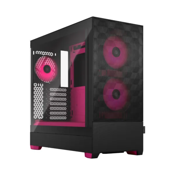 Kućište Fractal Design Pop Air RGB Magenta Core TG Clear Tint, FD-C-POR1A-03 Slika 1