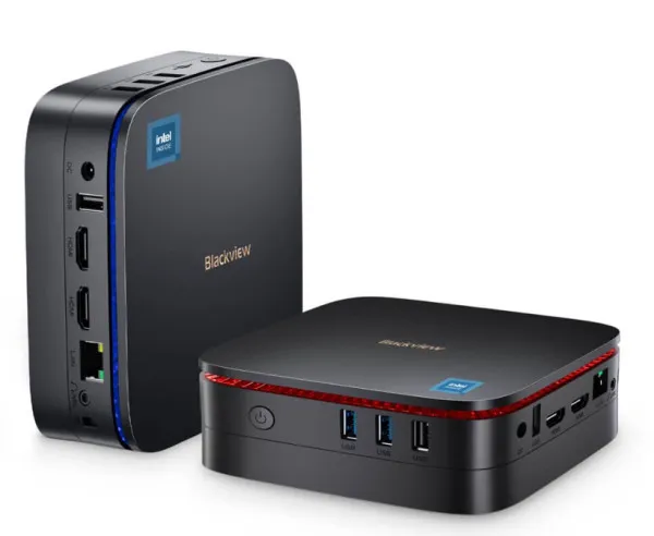BlackView MP60 Intel N150/16GB/512GB/2xHDMI/2xUSB 3.0/1xRJ45/BT/WiFI/W11P Black Slika 1
