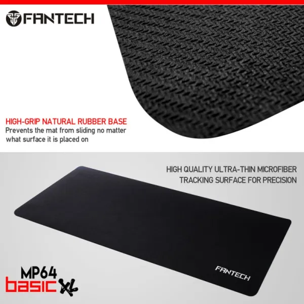 Podloga za miša Fantech Mp64 Basic XL 640x210mm crna Slika 2