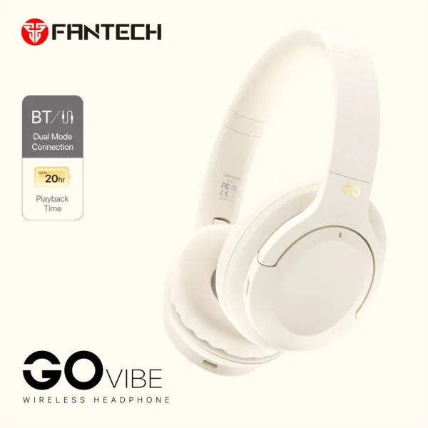 Bluetooth slušalice Fantech GO Vibe WH05 bež Slika 1