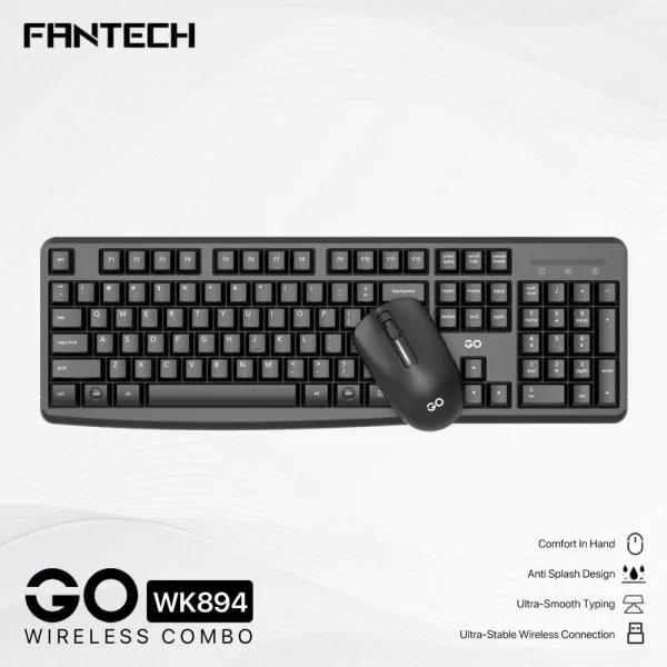 Tastatura + Mis Wireless Fantech WK-894 US crna Slika 1