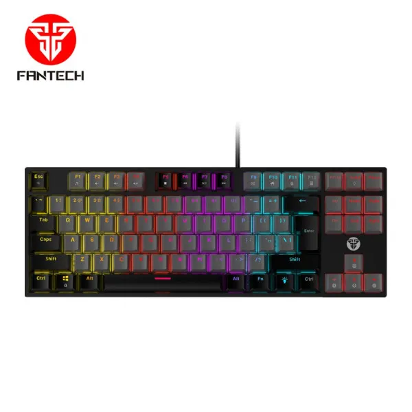 Tastatura USB Fantech MK876 RGB Atom TKL (Blue switch) US crna Slika 3