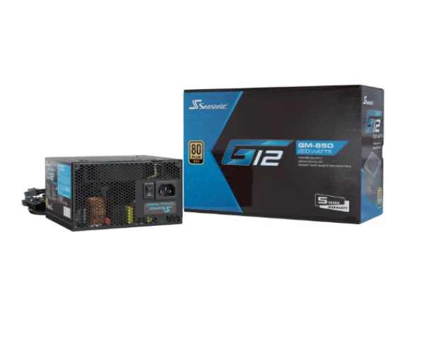 Napajanje 850W Seasonic G12 GM-850 80+ Gold Modular, SSR G12 GM-850 Slika 1