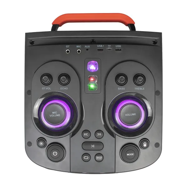Zvucnik Mikado MD-104KP 200W, 12V 14000mAh USB, Bluetooth, micro SD crni Slika 3