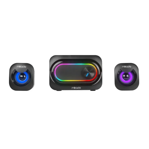 Zvučnici 2.1 Mikado MD-511 3Wx2 RGB LED, USB Slika 4