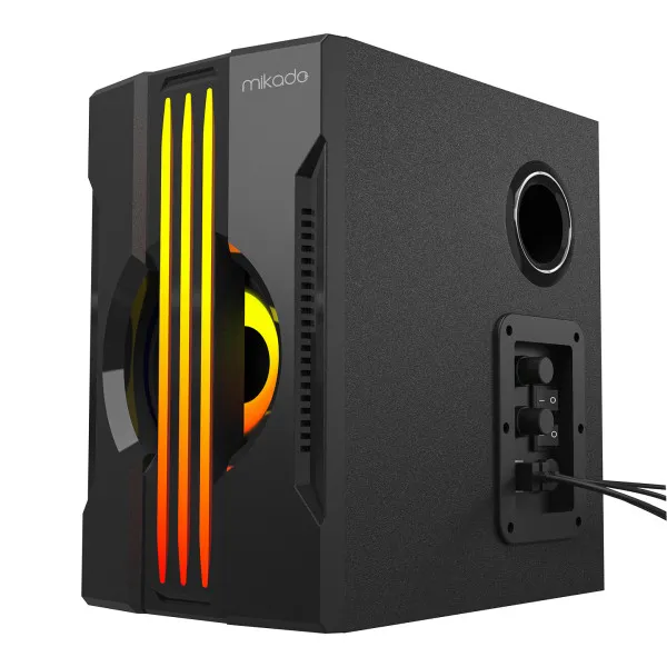 Zvučnici 2.1 Mikado MD-254 25W USB, SD,Bluetooth crni Slika 4