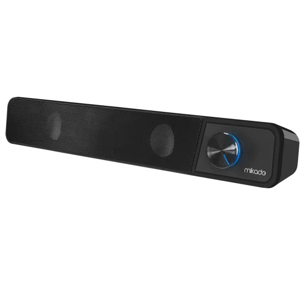 Zvucnik Mikado MD-69S 3Wx2 Soundbar, crni Slika 1