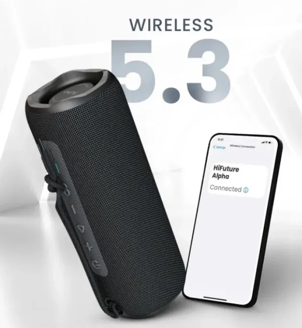 Bluetooth zvučnik HiFuture Alpha 20W crni Slika 2