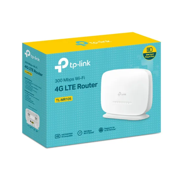 TP-Link 4G Router TP-LINK TL-MR105 N300/2LAN/SIM slot Slika 3